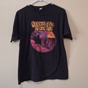 Queens Of The Stone Age Black Tshirt
